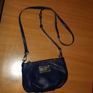 MCBMJ Marc Jacobs blue leather crossbody-like new!